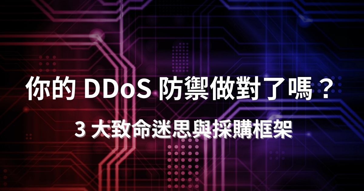 DDoS防禦迷失介紹