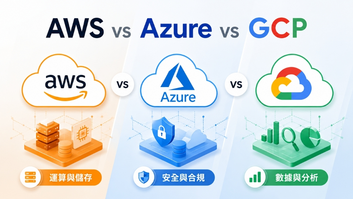 AWS vs Azure vs GCP 核心功能與定價策略比較